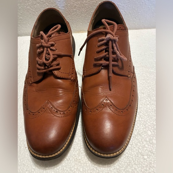Cole Haan Men’s 9.5 W Original Grand Wingtip Oxford C26472 – Brown Leather - Picture 2 of 7